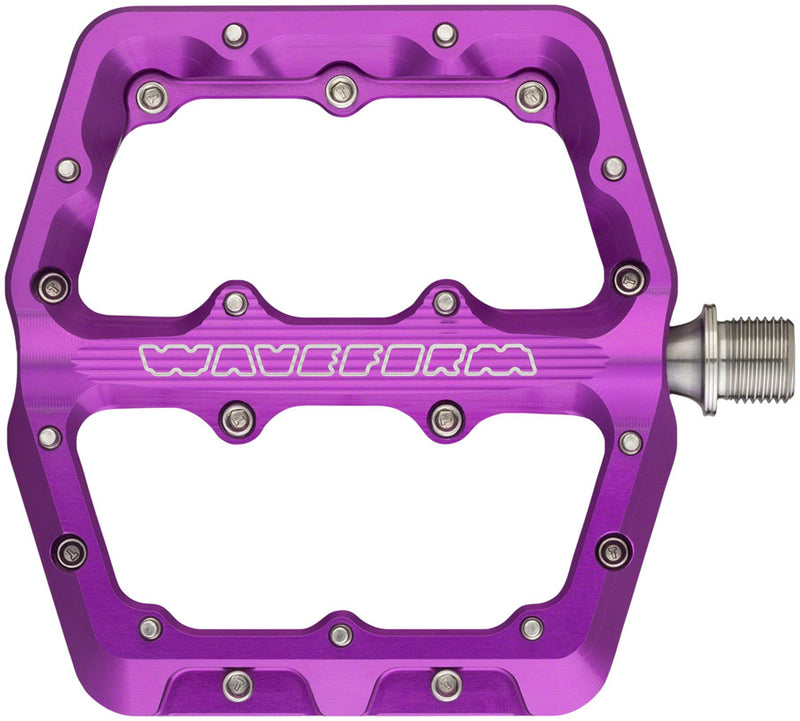Load image into Gallery viewer, Wolf Tooth Components Waveform Platform Pedal, Large - Purple
