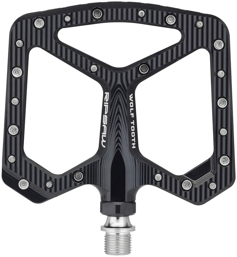 Load image into Gallery viewer, Wolf Tooth Components Ripsaw Platform Pedal - Black
