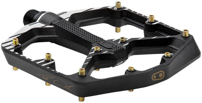 Load image into Gallery viewer, Crankbrothers Stamp 7 Fabio Wibmer Signature Edition Pedals - Platform, Aluminum, 9/16&quot;, Black, Large
