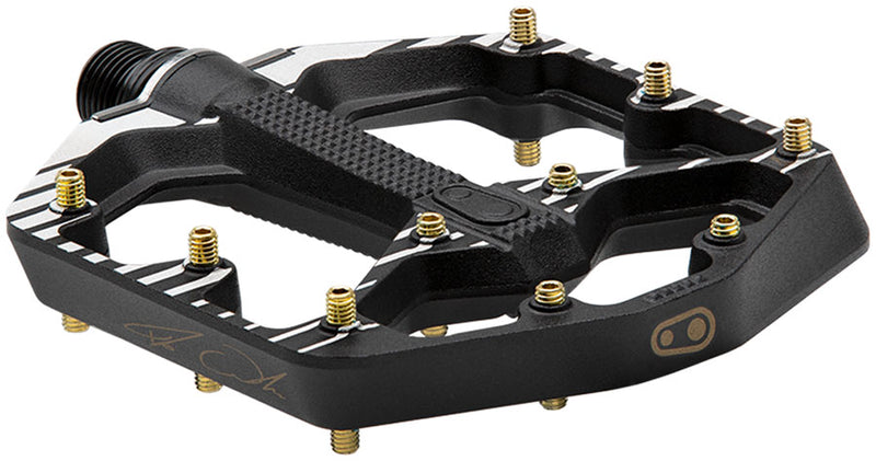 Load image into Gallery viewer, Crankbrothers Stamp 7 Fabio Wibmer Signature Edition Pedals - Platform, Aluminum, 9/16&quot;, Black, Small
