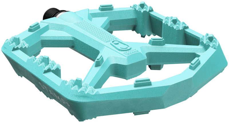 Load image into Gallery viewer, Crankbrothers Stamp 0 Large Platform Pedals, Turquoise
