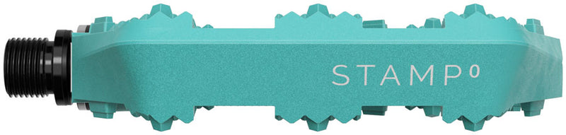 Load image into Gallery viewer, Crankbrothers Stamp 0 Large Platform Pedals, Turquoise
