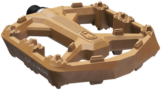 Crankbrothers Stamp 0 Small Platform Pedals, Brown