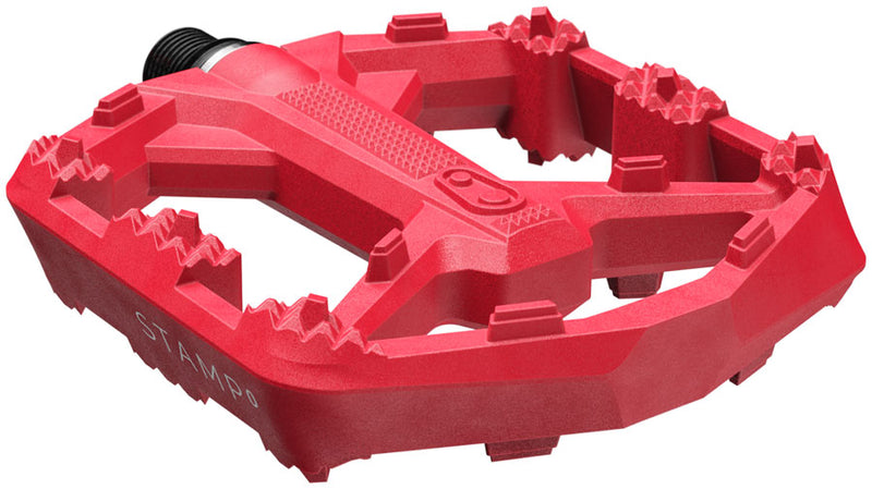 Load image into Gallery viewer, Crankbrothers Stamp 0 Small Platform Pedals, Red
