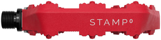 Crankbrothers Stamp 0 Small Platform Pedals, Red