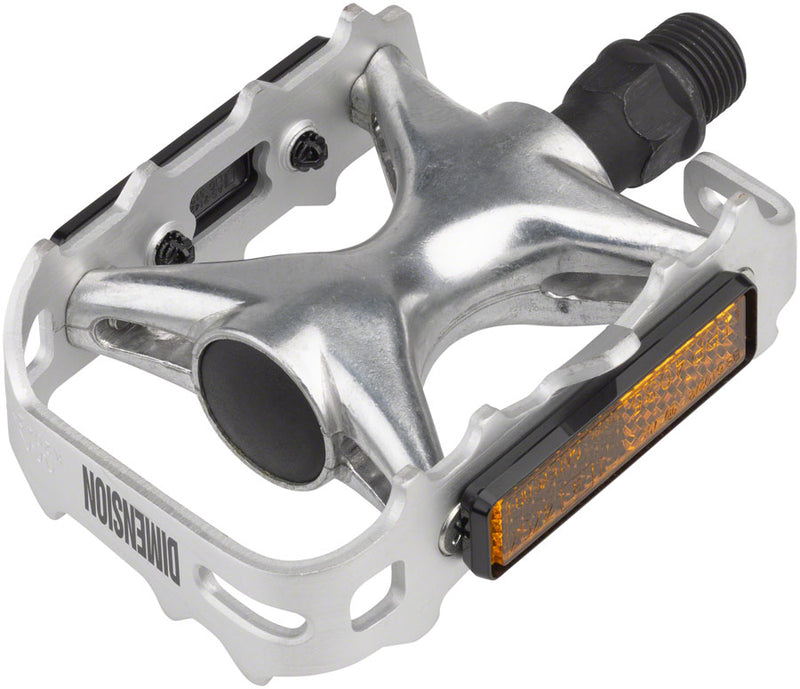 Load image into Gallery viewer, Dimension Mountain Compe Pedals - Platform, Aluminum, 9/16&quot;, Silver
