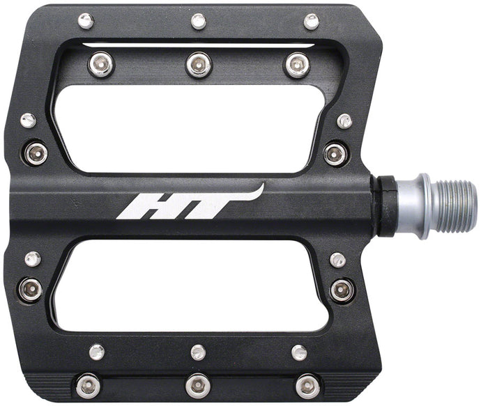 HT Components AN14A Pedals - Platform, Aluminum, 9/16