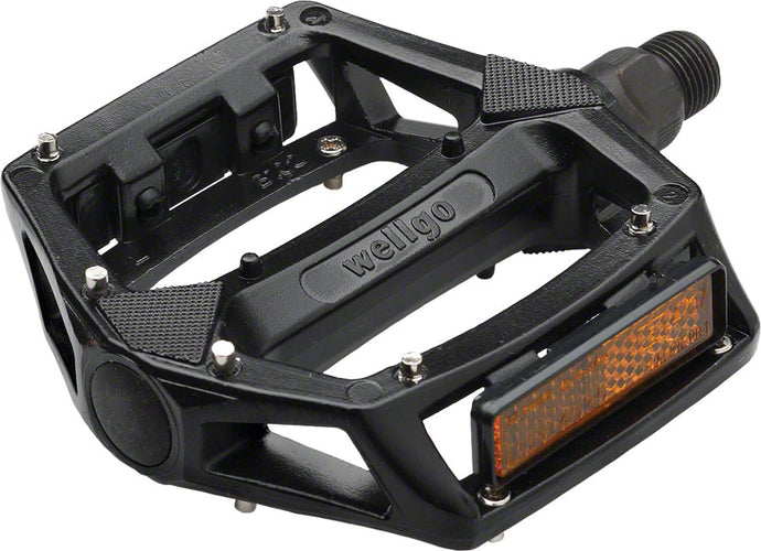 Wellgo B087 Pedals - Platform, Aluminum, 1/2