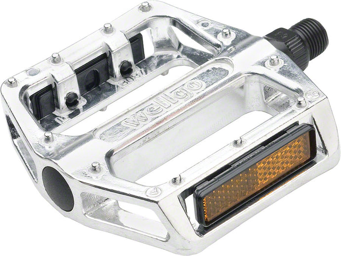 Wellgo B087 Pedals - Platform, Aluminum, 1/2