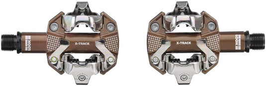 LOOK X-TRACK Pedals - Dual Sided Clipless, Chromoly,  9/16