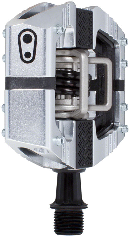 Crank Brothers Mallet E LS Pedals, High Polish Silver