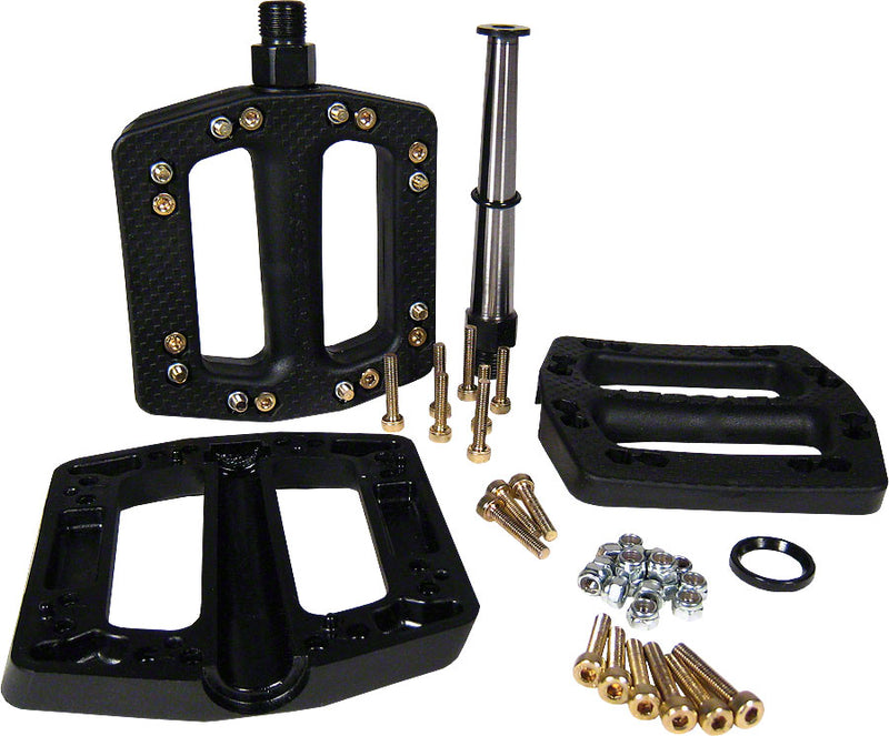 Load image into Gallery viewer, Odyssey JC PC Pedals - Platform, Composity/Plastic, 9/16", Black
