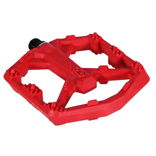 Crankbrothers Stamp 0 Small Platform Pedals, Red