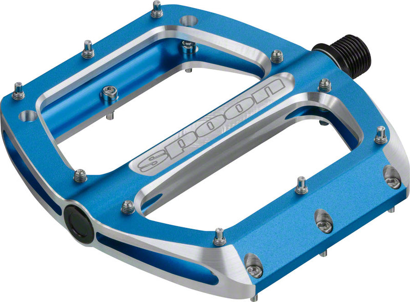 Load image into Gallery viewer, Spank Spoon Large (110mm) Pedals Blue
