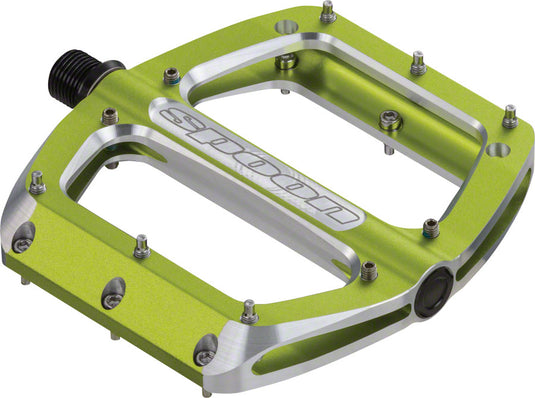 Spank Spoon Large (110mm) Pedals Green