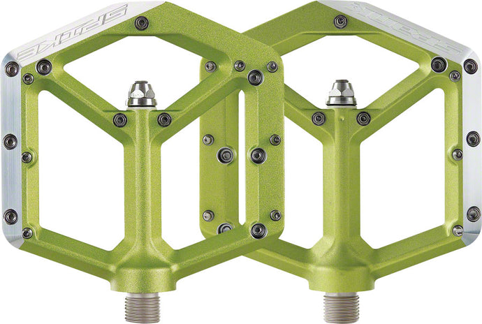 Spank Spike Flat DH Pedal Green