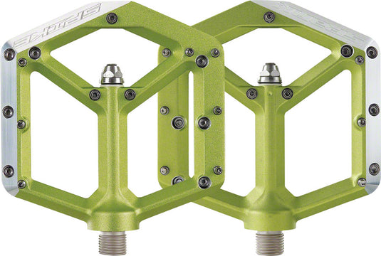 Spank Spike Flat DH Pedal Green