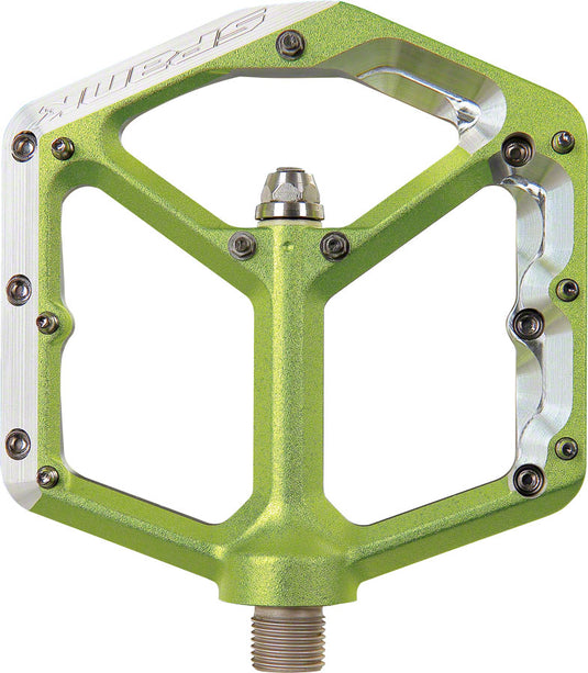 Spank Oozy Trail Flat Pedals Green