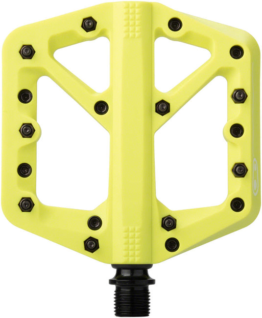 Crank Brothers Stamp 1 Small Platform Pedals, Citron