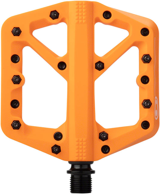 Crank Brothers Stamp 1 Large Platform Pedals, Orange