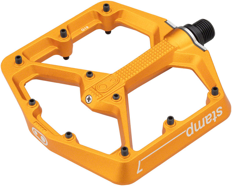 Load image into Gallery viewer, Crank Brothers Stamp 7 Large platform pedals, orange
