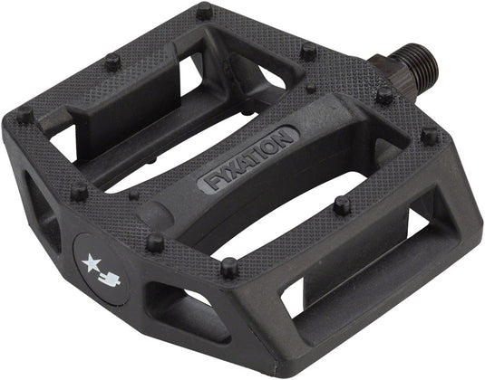 Fyxation Gates nylon platform pedals, blk - six pack