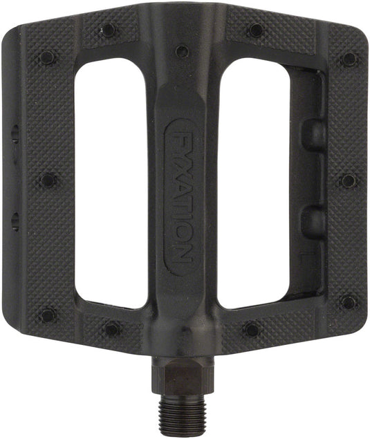 Fyxation Gates slim nylon platform pedals, black