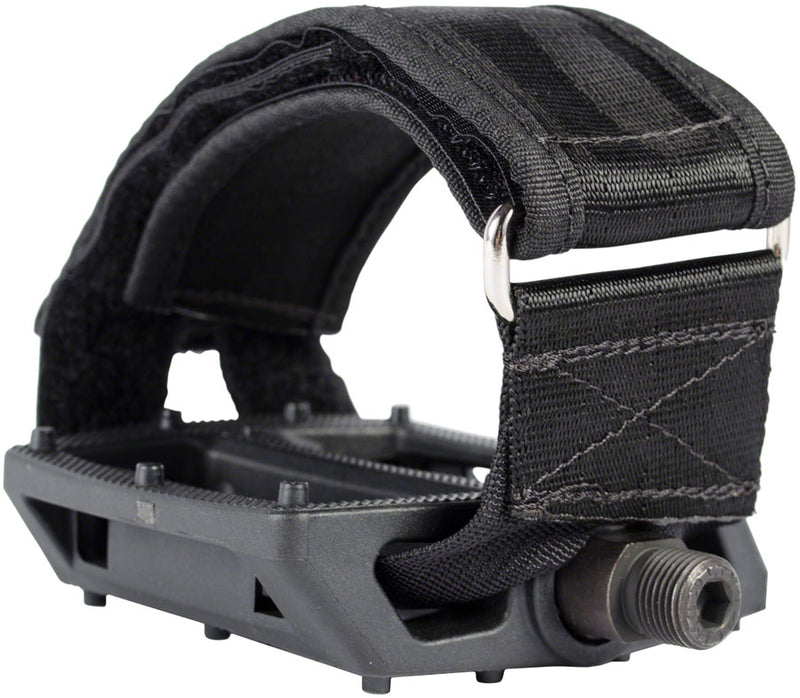 Load image into Gallery viewer, Fyxation Gates platform pedals/pedal strap combo, blk
