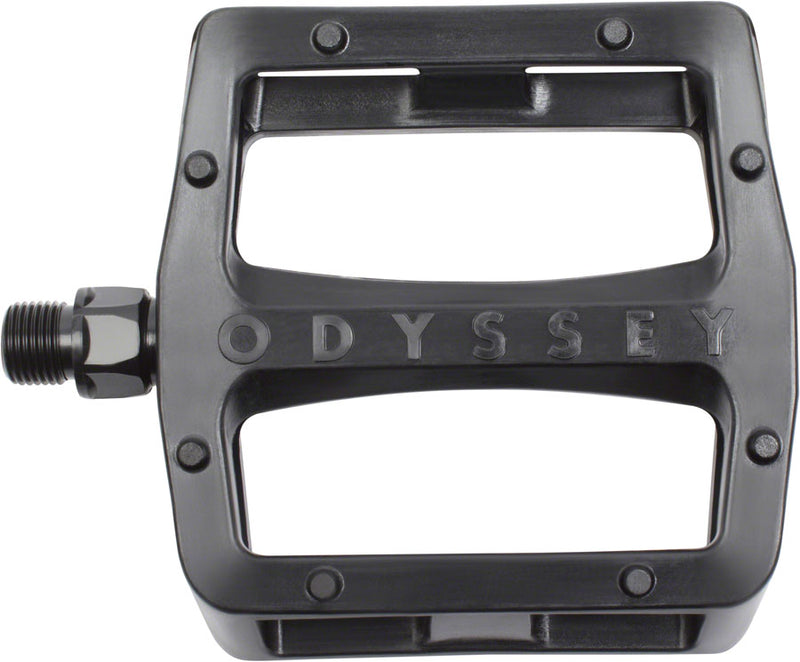 Load image into Gallery viewer, Odyssey Grandstand V2 PC Pedals - Platform, Composite/Plastic, 9/16&quot;, Black
