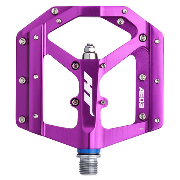HT Pedals AE03 Evo platform pedals, CrMo - purple
