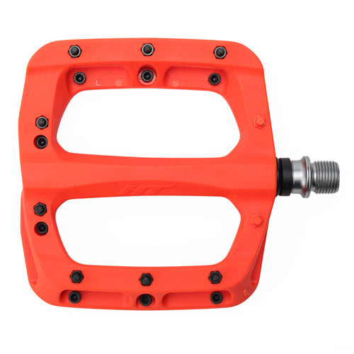HT Pedals PA03A platform pedals, CrMo - neon orange