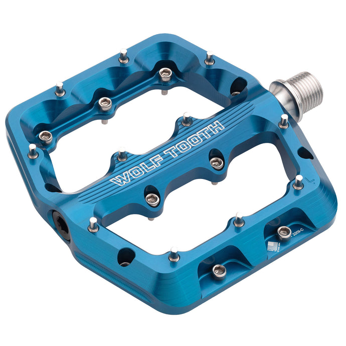 Wolf Tooth Components Waveform Platform Pedal, Small - Blue